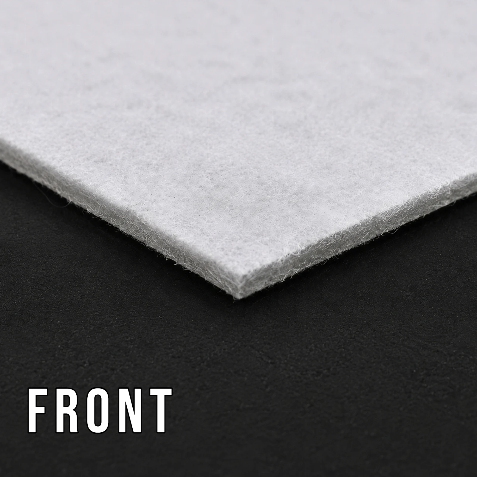 Floor Underlayment Regular — white acoustic surface (front side)