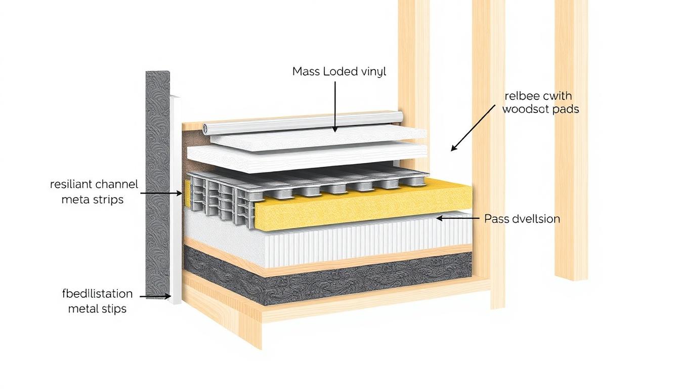 The Role of Decoupling Materials in a Soundproof Wall Assembly
