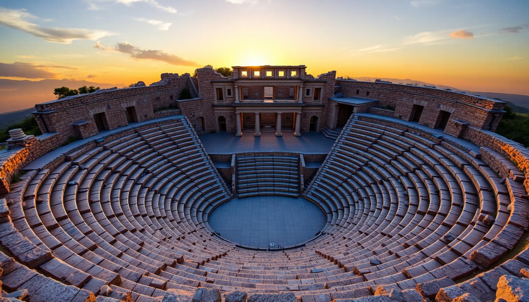 How Ancient Greeks Designed Perfect Amphitheaters Without Modern Technology