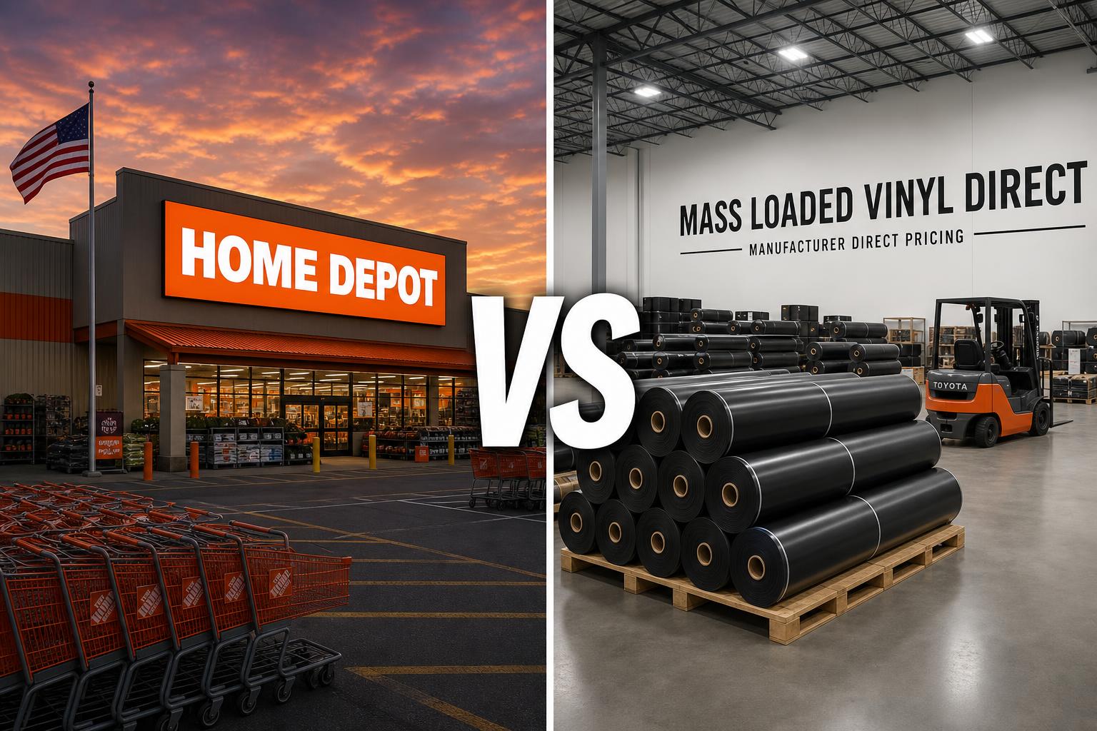 Mass Loaded Vinyl at Home Depot vs Direct
