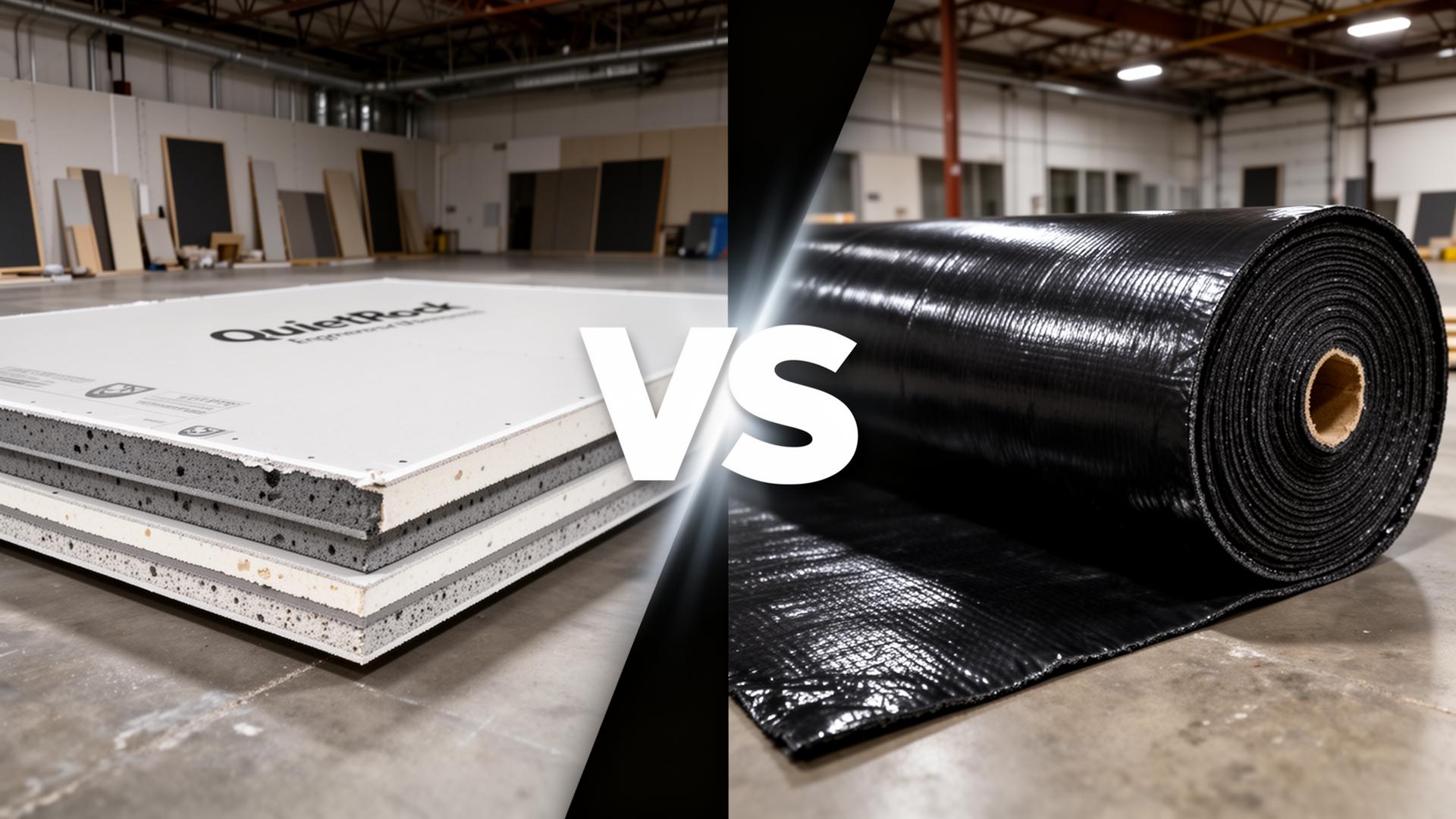 QuietRock vs MLV: The Engineered Drywall Duel