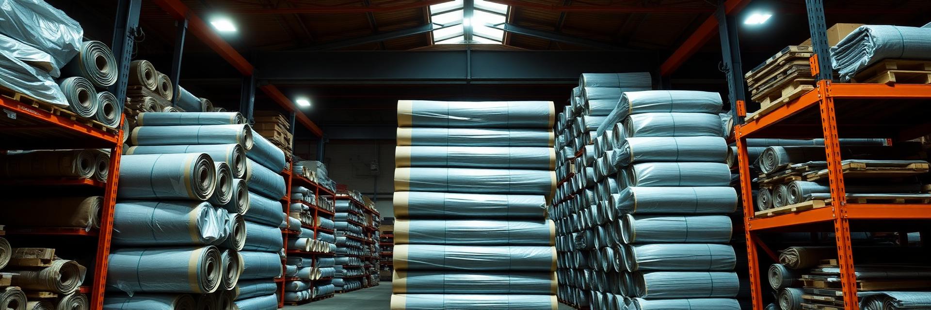 Mass loaded vinyl soundproofing products warehouse